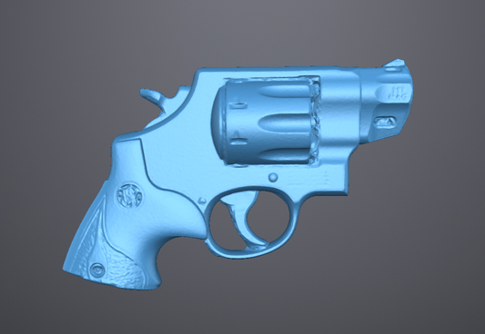 SW 327 Snub .357 3D Scan