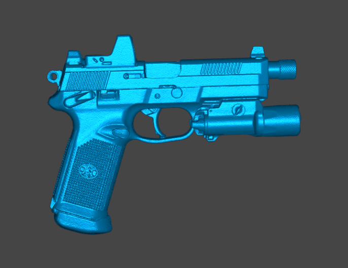 FN FNX 45 TACTICAL X300UB 3D SCAN