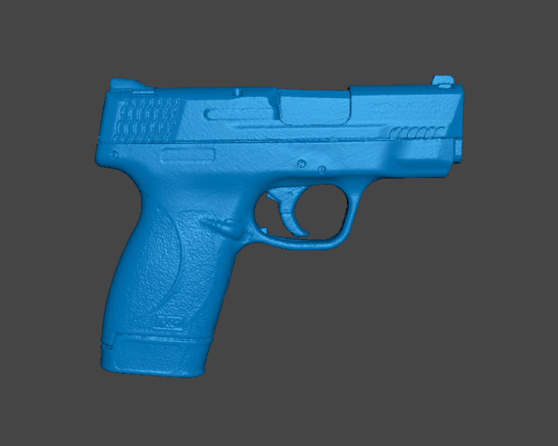 SMITH AND WESSON MP SHIELD 2.0 .45 3D SCAN