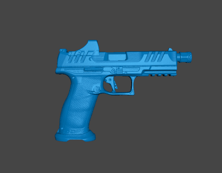 WALTHER PDP 5" THREADED BARREL 3D SCAN