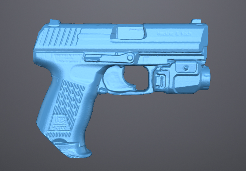 HK P2000 TLR7 3D SCAN