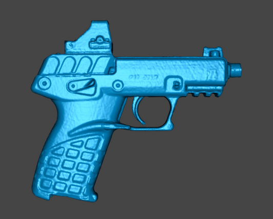 KelTec P17 Large Sights 3D Scan