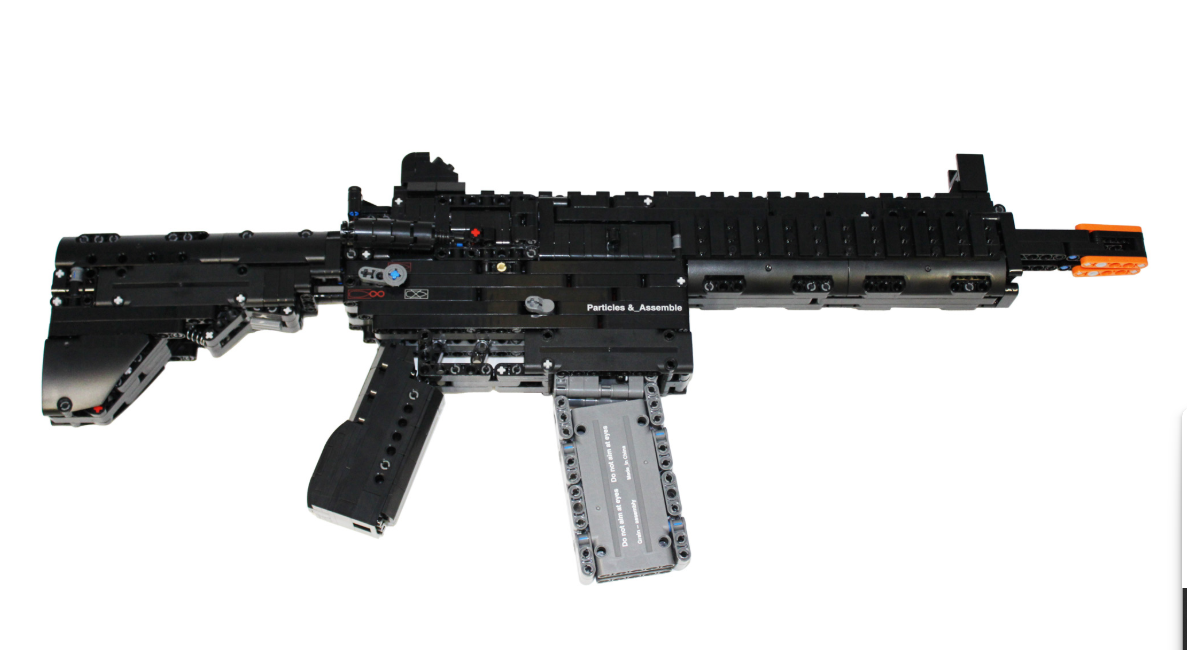 Building Blocks Machine Gun Toy