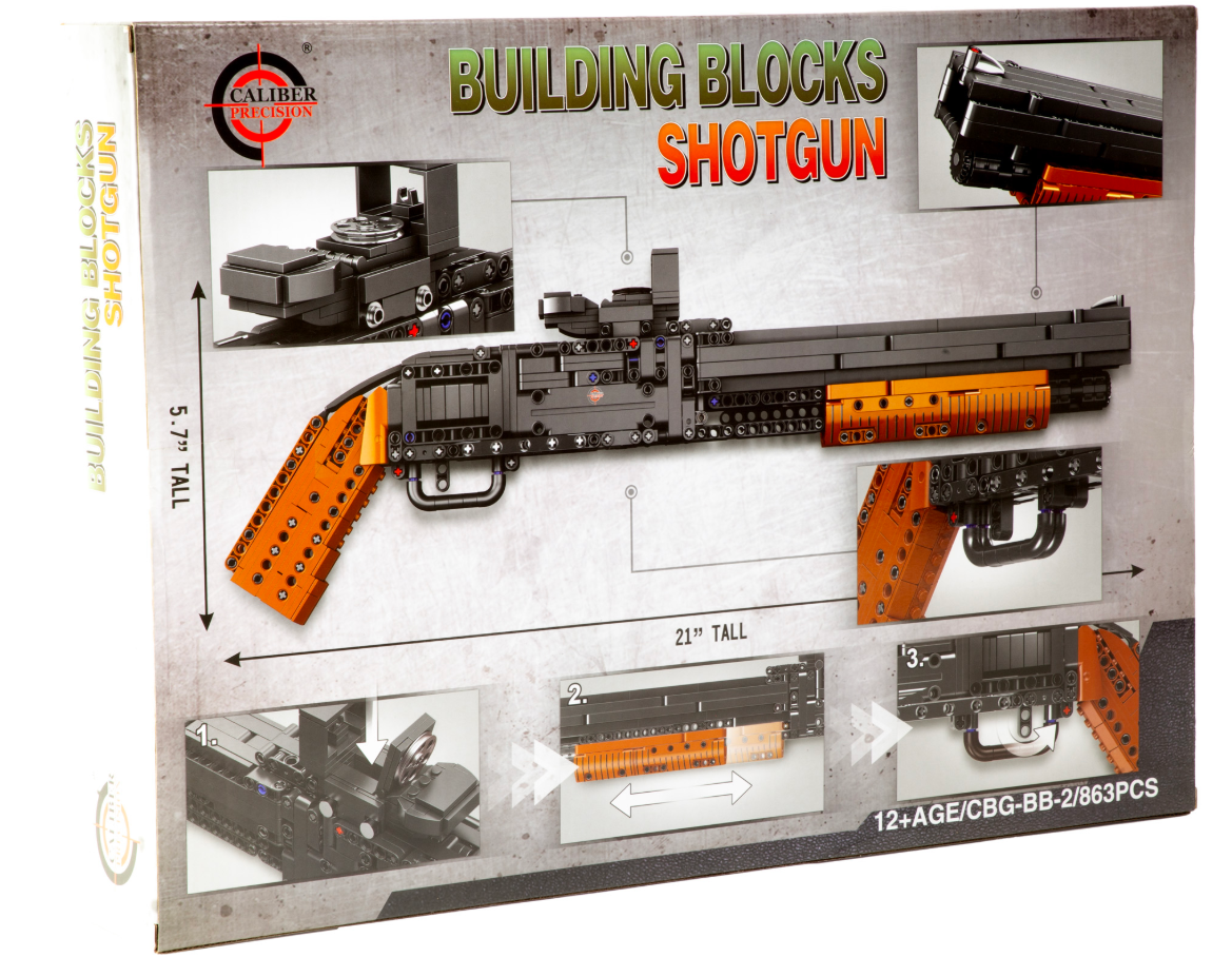 Building Blocks Shot Gun Toy