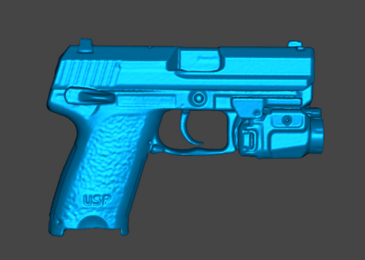 HK USP 9 COMPACT GG&G TLR7 3D SCAN