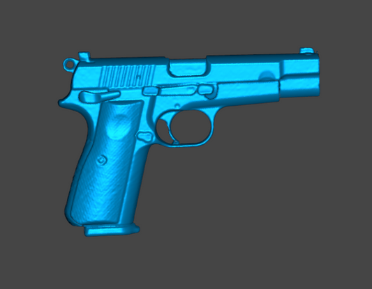FN HI POWER 3D SCAN