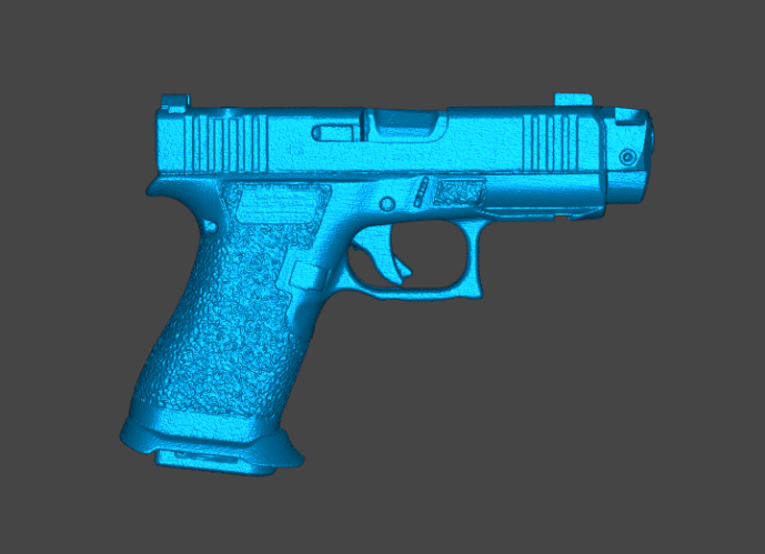 GLOCK 43X, RADIAN RAMJET, GAS PEDAL 3D SCAN