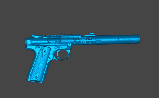RUGER MARK IV LITE SUPPRESSED 3D SCAN