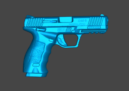 SAR 9 BLUE GUN 3D SCAN