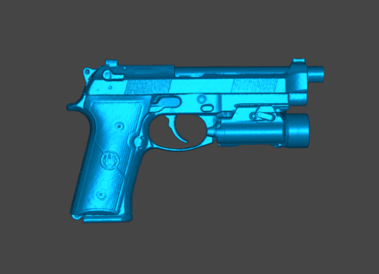 BERETTA M9A3 TLR1 HLX BLUE GUN SCAN