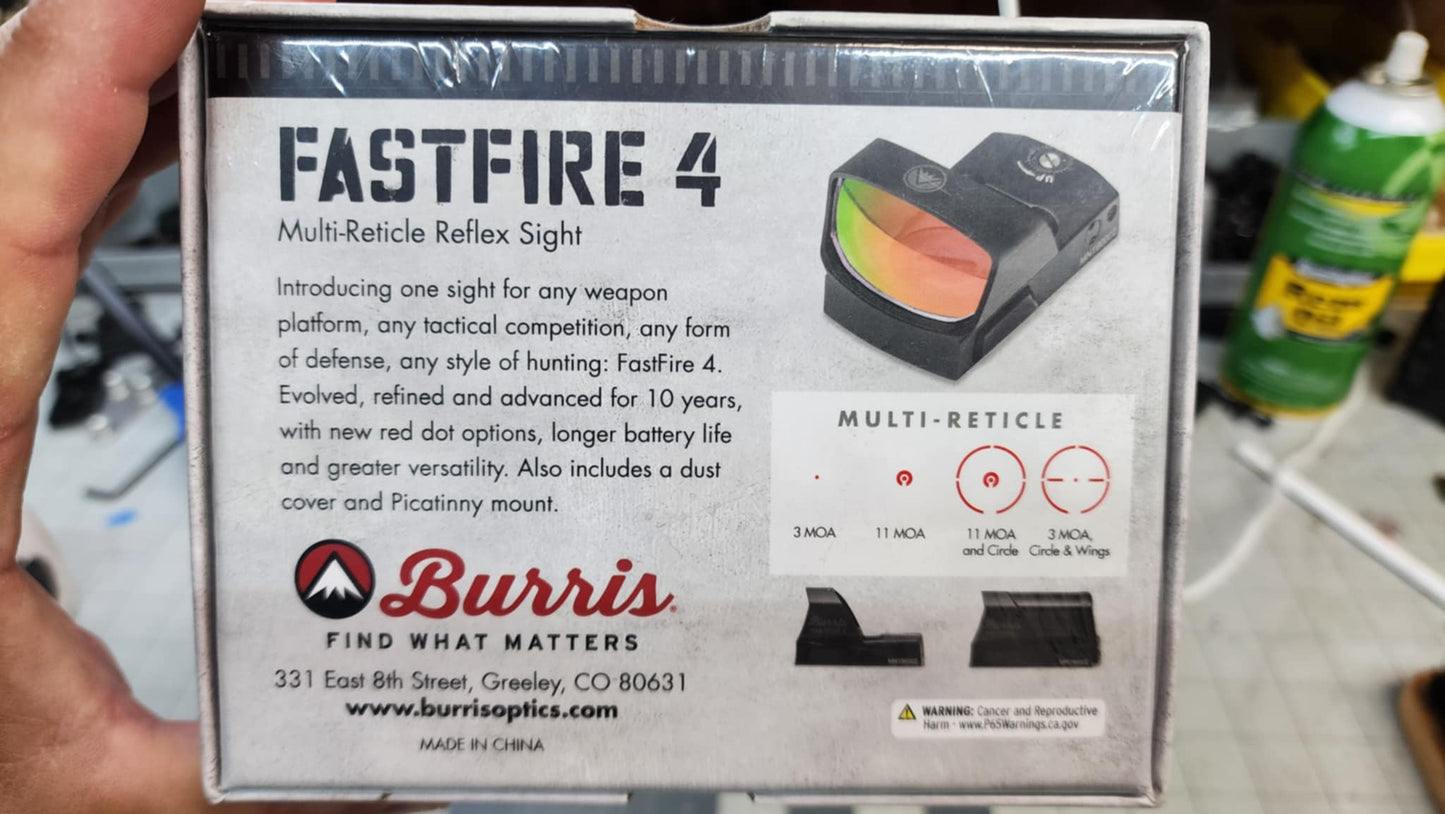 Burris Fast Fire 4 Optic