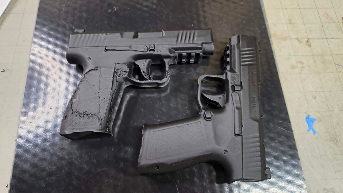 Canik MC9 LS Drone, misprints