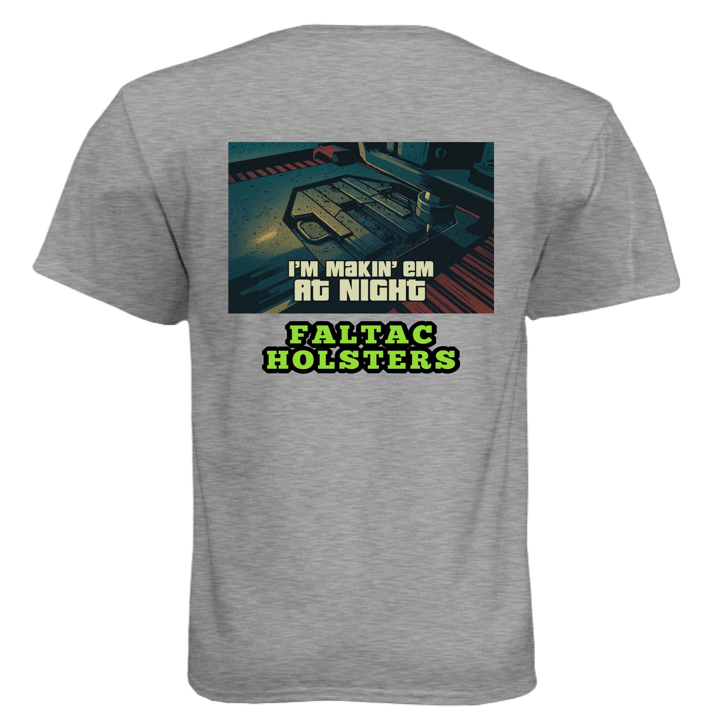 Dark Heather Grey (60/40) - BACK