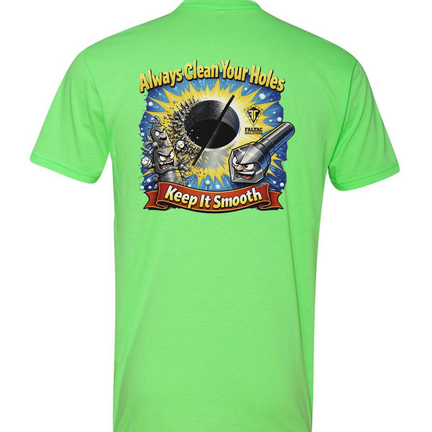 Neon Heather Green - BACK